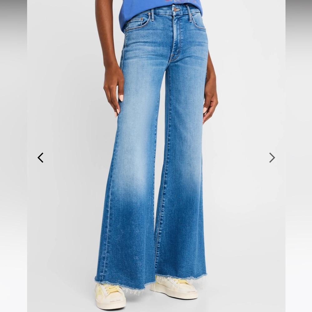 Women's MOTHER Blue Flared Jeans